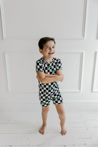 CATERPILLAR CHECK DREAM SHORT SET