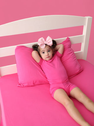 HOT PINK DREAM TWIN SHEET SET