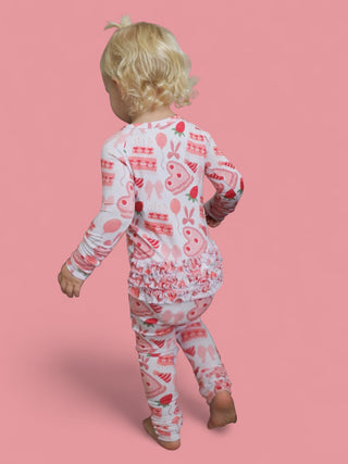 BERRY SWEET BIRTHDAY DREAM RUFFLE ROMPER