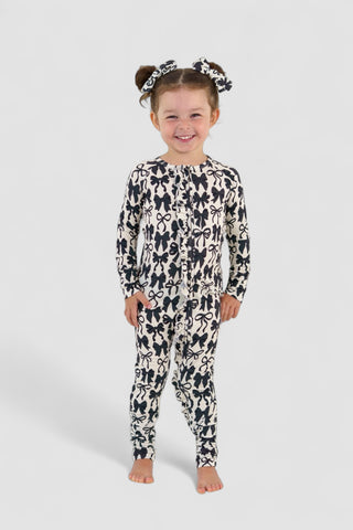 NEUTRAL BOWS DREAM RUFFLE ROMPER