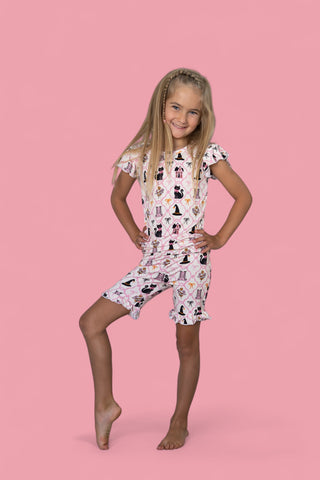 BROOMSTICKS AND BLOSSOMS DREAM RUFFLE SHORT SET