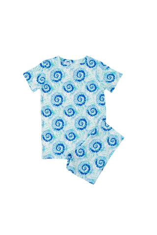 OCEAN WAVES TIE DYE DREAM SHORT SET