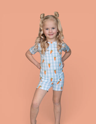 SPRING HARVEST CHECK DREAM SHORT SET