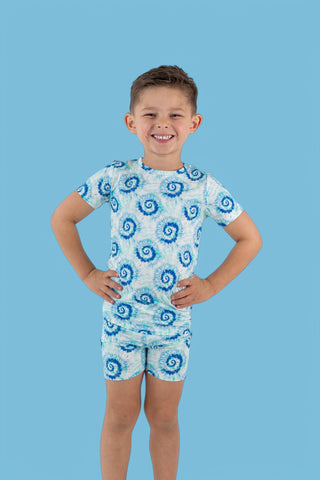 OCEAN WAVES TIE DYE DREAM SHORT SET