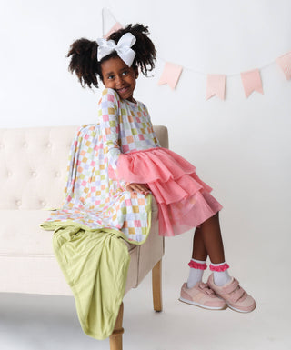 LUCKY CHARM CHECKS DREAM TUTU DRESS
