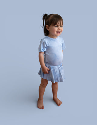BLUE HAZE DREAM BODYSUIT DRESS