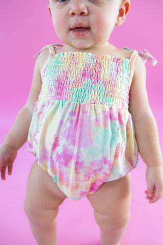 RAINBOW CLOUDS DREAM BUBBLE ROMPER