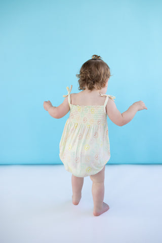 PASTEL SMILES DREAM BUBBLE ROMPER