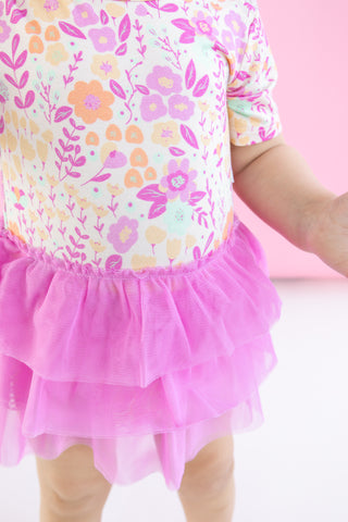 GARDEN TREASURES DREAM TUTU BODYSUIT DRESS