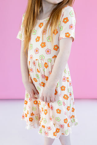 FEELIN' FLOWERFUL DREAM RUFFLE DRESS