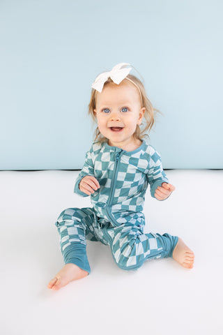 STORMY CHECKERS DREAM ROMPER