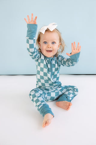 STORMY CHECKERS DREAM ROMPER