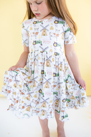 FARM LOVIN' DREAM RUFFLE DRESS