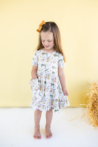 FARM LOVIN' DREAM RUFFLE DRESS