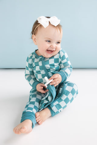 STORMY CHECKERS DREAM ROMPER