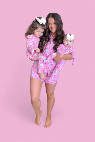 GLAMOUR MAGIC DREAM RUFFLE ROMPER