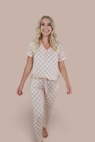 SANDY CHECKERS WOMEN'S DREAM JOGGER SET