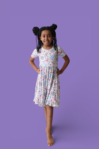 POM POWER DREAM RUFFLE DRESS