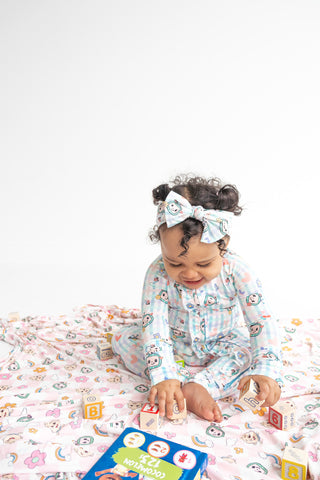 CoComelon x Dream Big Little Co SPRINGTIME MELON DREAM RUFFLE ROMPER