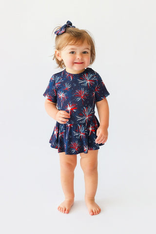 RED, WHITE & BOOM DREAM BODYSUIT DRESS
