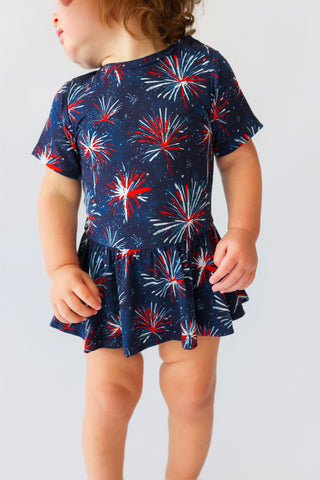 RED, WHITE & BOOM DREAM BODYSUIT DRESS
