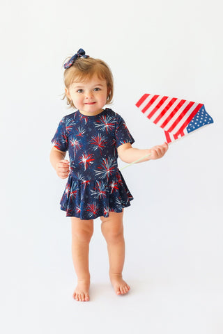 RED, WHITE & BOOM DREAM BODYSUIT DRESS