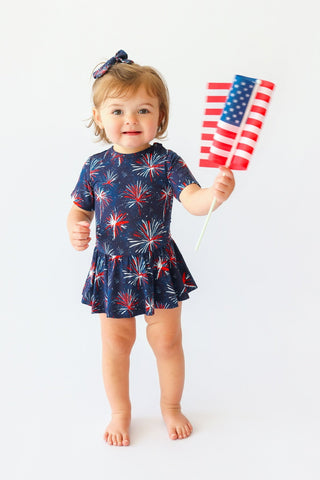 RED, WHITE & BOOM DREAM BODYSUIT DRESS