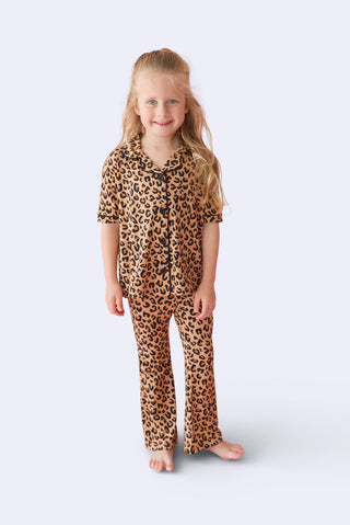 LEOPARD DREAM GIRL'S FLARE SET