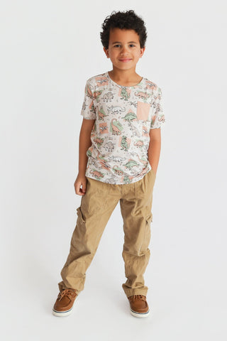 DINO DELIGHT DREAM POCKET TEE