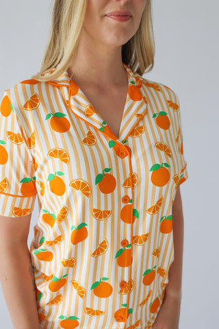 ORANGE BLOSSOM STRIPES WOMEN'S DREAM FLARE SET