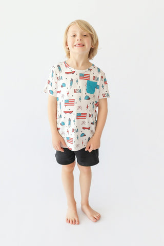STAR-SPANGLED SKATE DREAM POCKET TEE