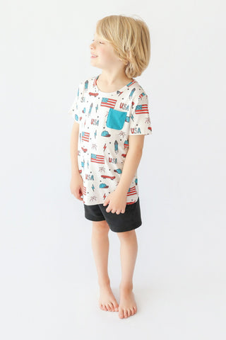 STAR-SPANGLED SKATE DREAM POCKET TEE