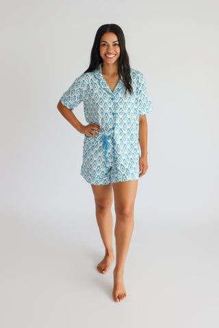MERMAID MEDALLIONS WOMEN’S DREAM SHORT SET