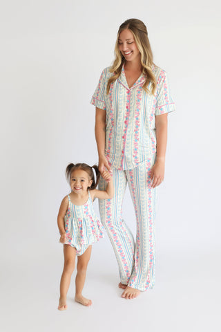 PETITE POSIE SHORT SLEEVE WOMEN’S RELAXED FLARE DREAM SET