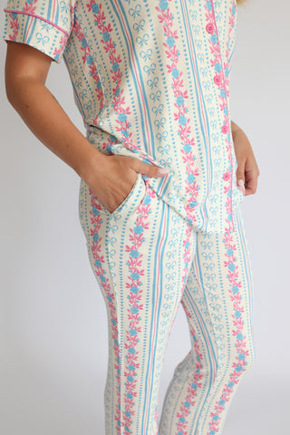 PETITE POSIE SHORT SLEEVE WOMEN’S RELAXED FLARE DREAM SET