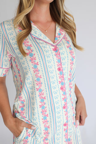 PETITE POSIE SHORT SLEEVE WOMEN’S RELAXED FLARE DREAM SET