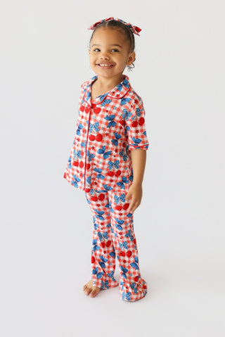 STAR-SPANGLED CHERRIES DREAM GIRL'S FLARE SET