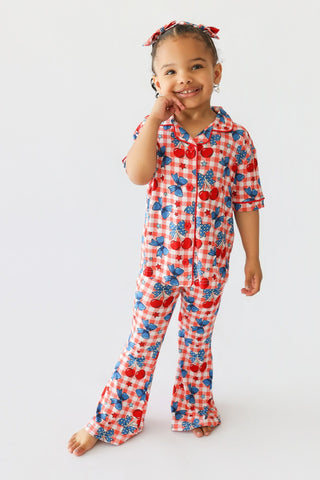 STAR-SPANGLED CHERRIES DREAM GIRL'S FLARE SET