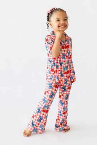 STAR-SPANGLED CHERRIES DREAM GIRL'S FLARE SET