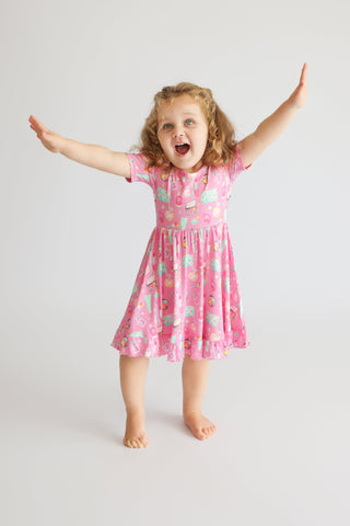 GLAMOUR MAGIC DREAM RUFFLE DRESS