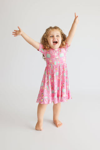 GLAMOUR MAGIC DREAM RUFFLE DRESS