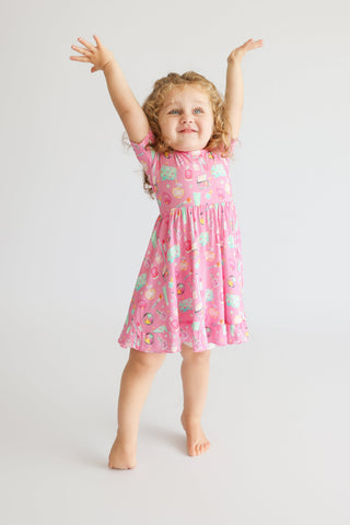 GLAMOUR MAGIC DREAM RUFFLE DRESS