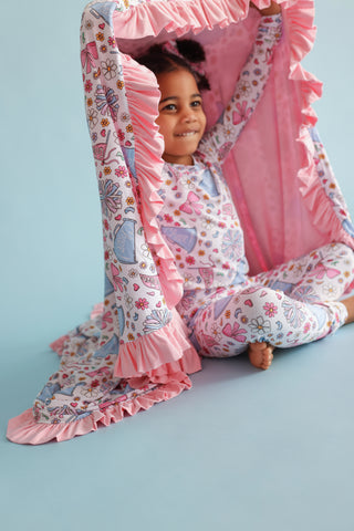 POM POWER DREAM RUFFLE BLANKET