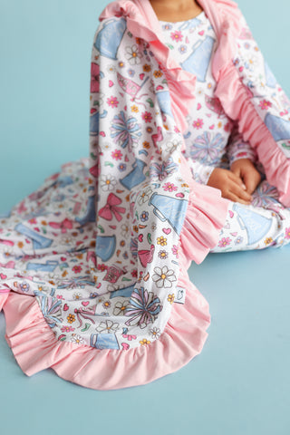 POM POWER DREAM RUFFLE BLANKET