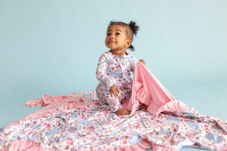 POM POWER DREAM RUFFLE BLANKET