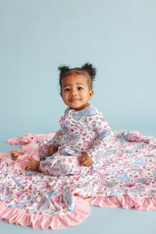 POM POWER DREAM RUFFLE BLANKET