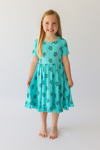 TURTLE BAY DREAM RUFFLE DRESS