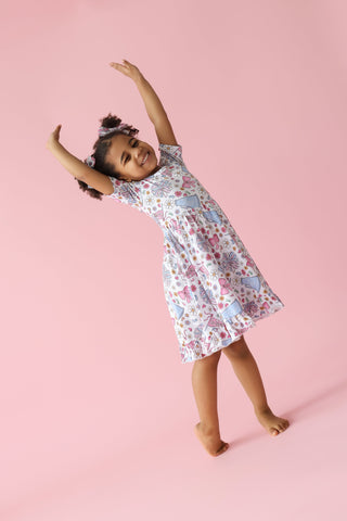 POM POWER DREAM RUFFLE DRESS