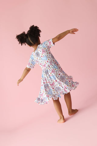 POM POWER DREAM RUFFLE DRESS