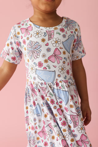 POM POWER DREAM RUFFLE DRESS